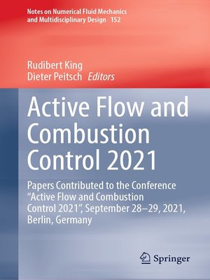cover image of Active Flow and Combustion Control 2021